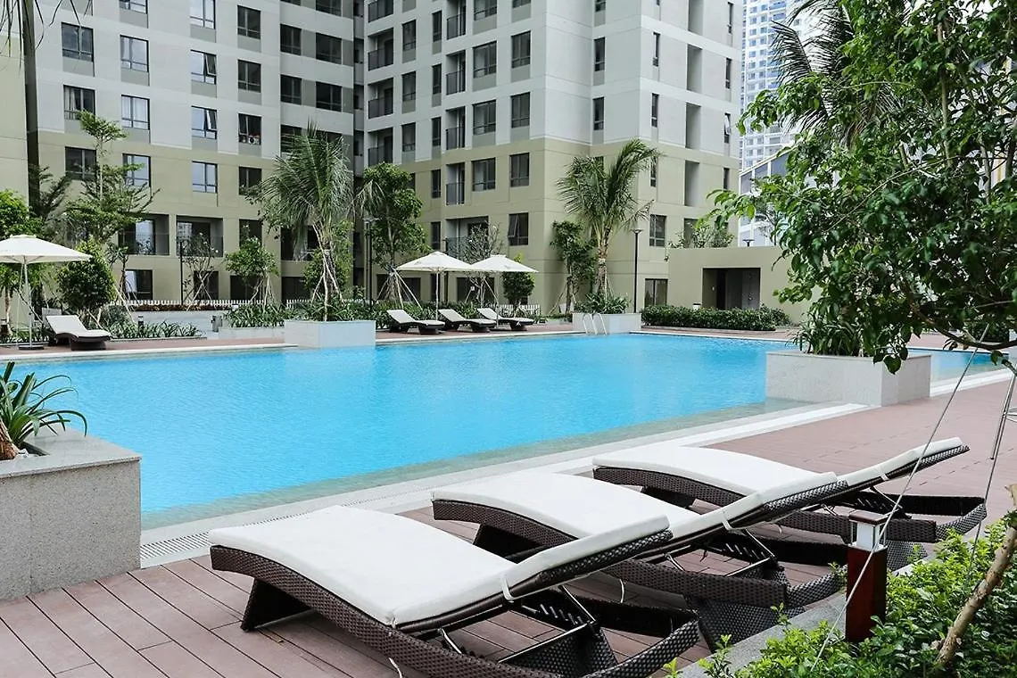 Landmark View 2 Bedrooms Condo In T1 Masteri Thao Dien, Fully Furnished With Full Amenities Ho Či Minovo Město 0*,