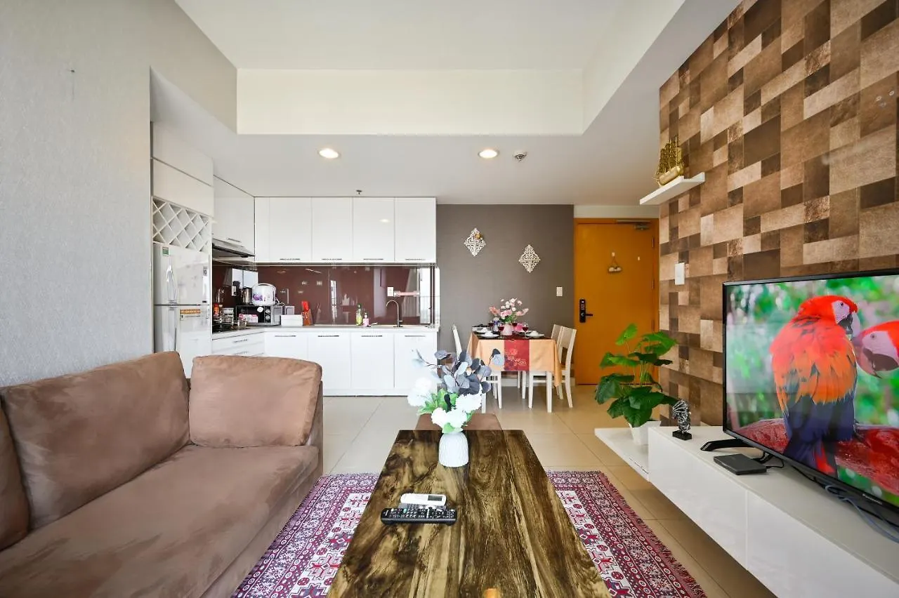 Landmark View 2 Bedrooms Condo In T1 Masteri Thao Dien, Fully Furnished With Full Amenities Ho Či Minovo Město