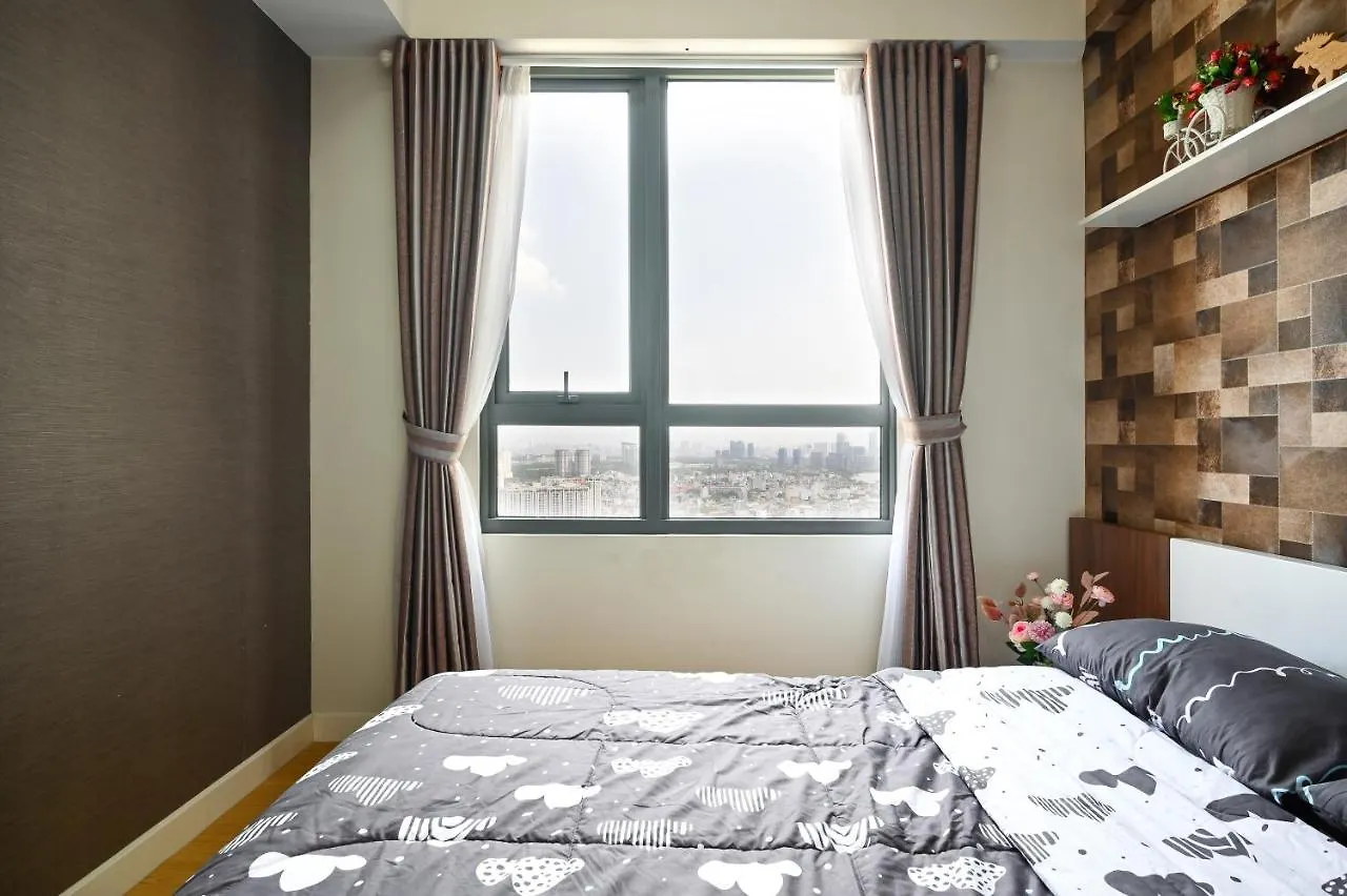 Landmark View 2 Bedrooms Condo In T1 Masteri Thao Dien, Fully Furnished With Full Amenities Ho Či Minovo Město Apartmán