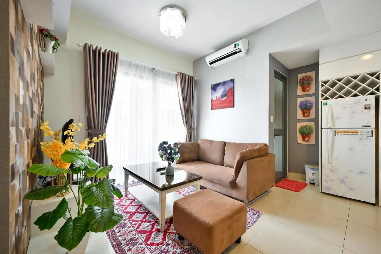 Landmark View 2 Bedrooms Condo In T1 Masteri Thao Dien, Fully Furnished With Full Amenities Ho Chi Minh City