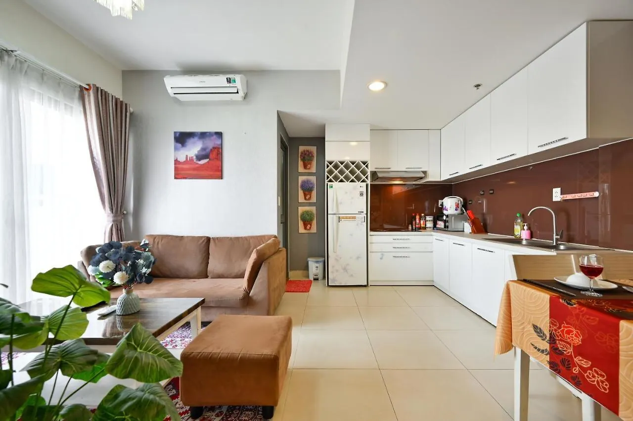 Apartment Landmark View 2 Bedrooms Condo In T1 Masteri Thao Dien, Fully Furnished With Full Amenities Ho Chi Minh City