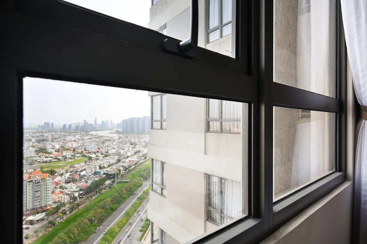 Landmark View 2 Bedrooms Condo In T1 Masteri Thao Dien, Fully Furnished With Full Amenities Ho Chi Minh City Apartment