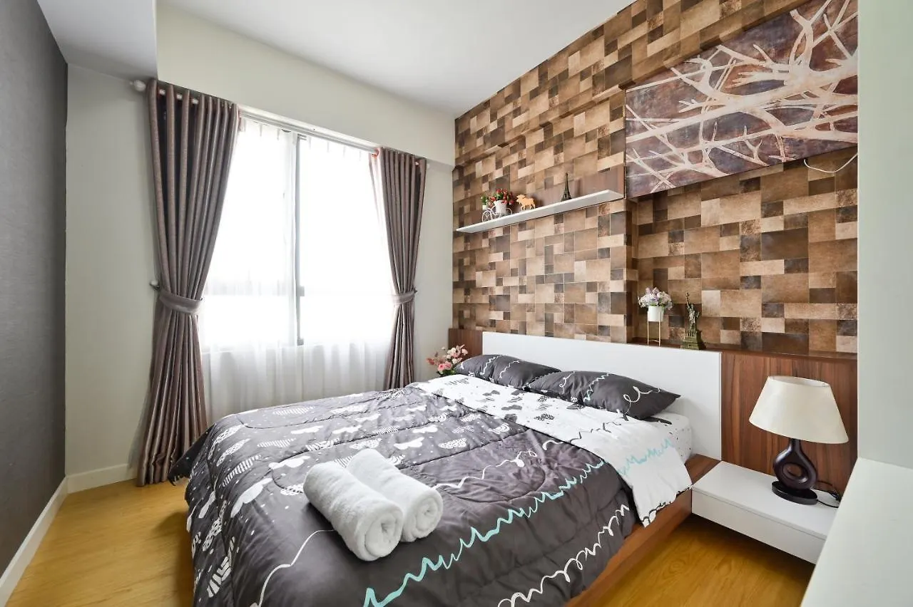 Landmark View 2 Bedrooms Condo In T1 Masteri Thao Dien, Fully Furnished With Full Amenities Ho Chi Minh City Apartment